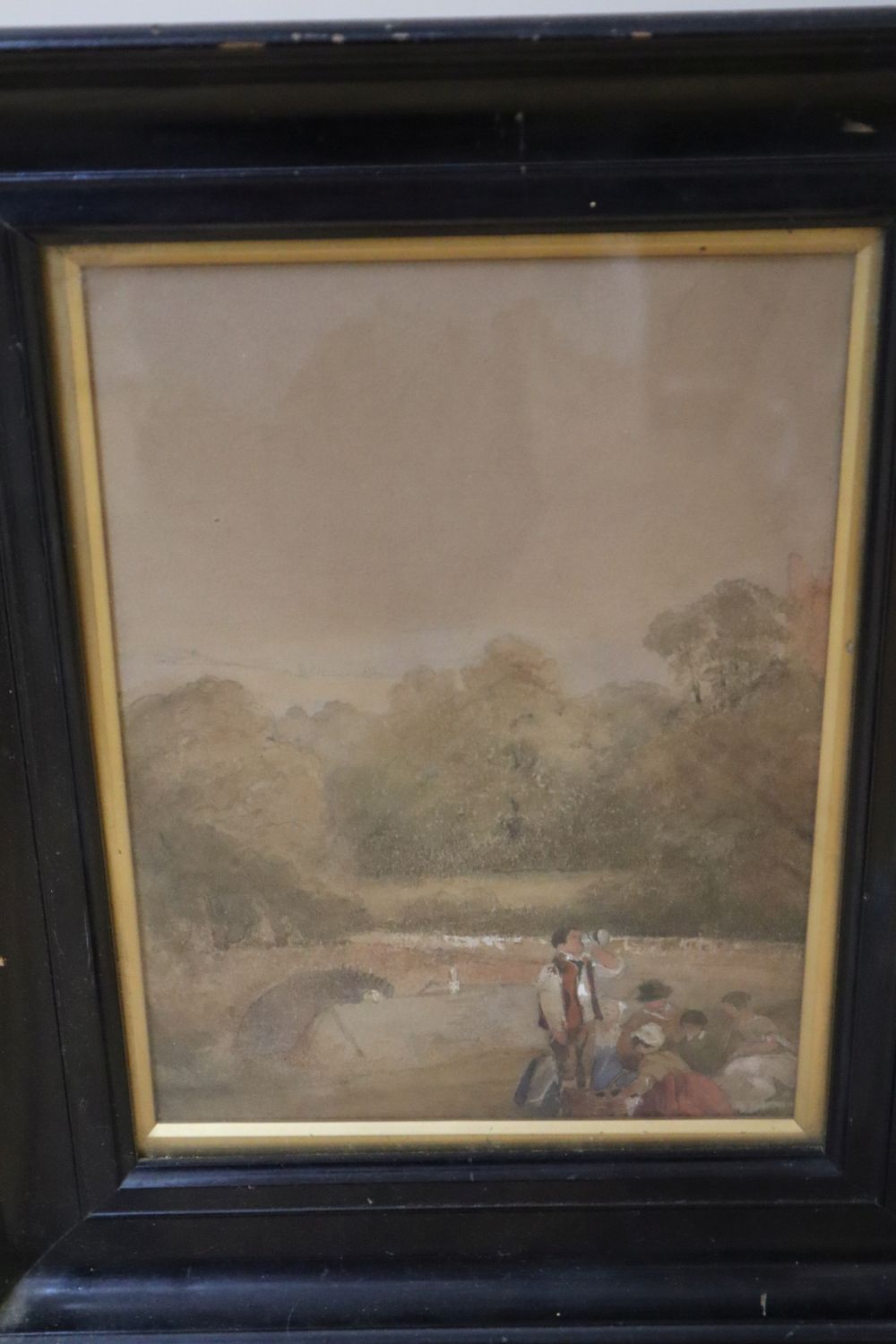 19th century English School, watercolour, Old Halfpenny Gate Stonehouse 1876 and four other watercolours